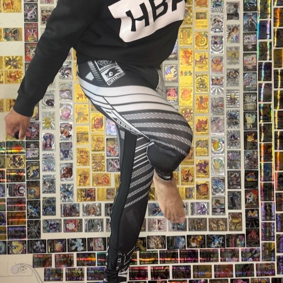 ETHRNET Leggings - Damascus - 2017 Vintage - Streetwear Techwear Cyberpunk Goth - Picture 3 of 17